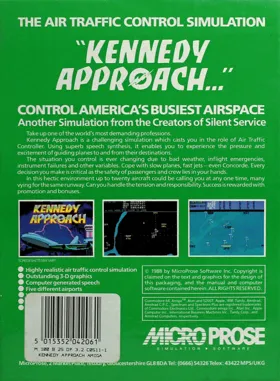 Kennedy Approach box cover back